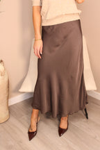 Vienna Silk Slip Skirt