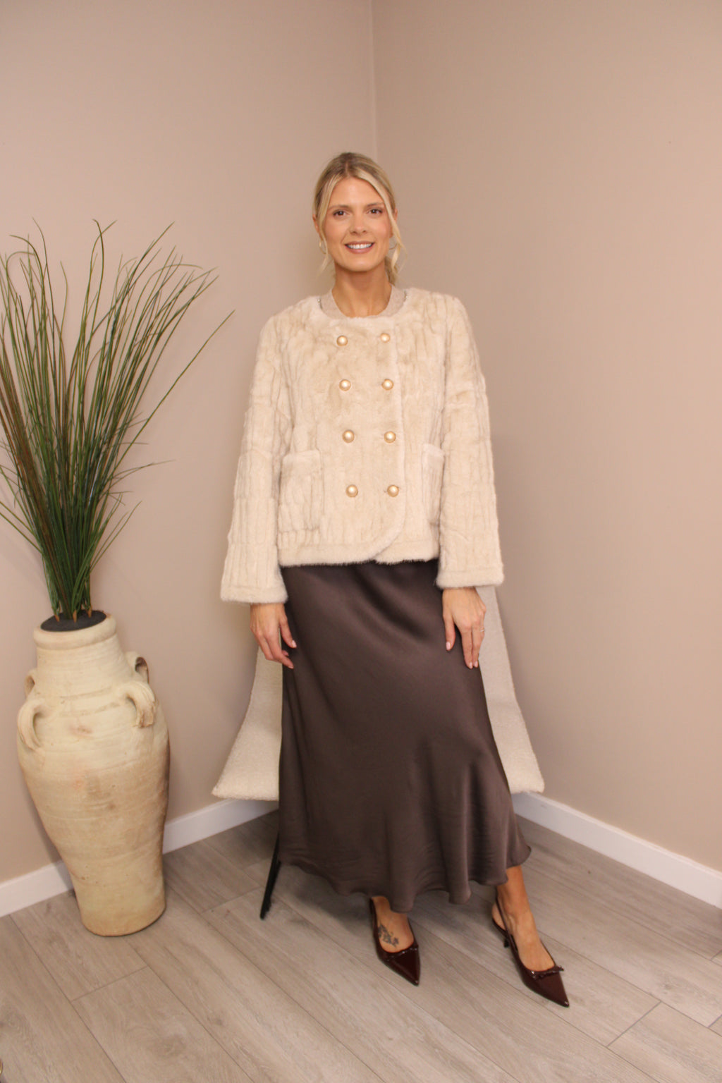 Vienna Silk Slip Skirt