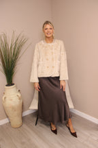Vienna Silk Slip Skirt