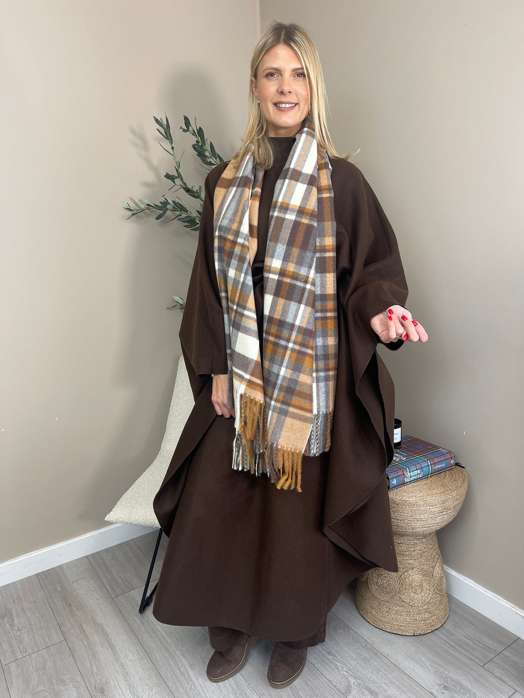 Bromley Check Scarf