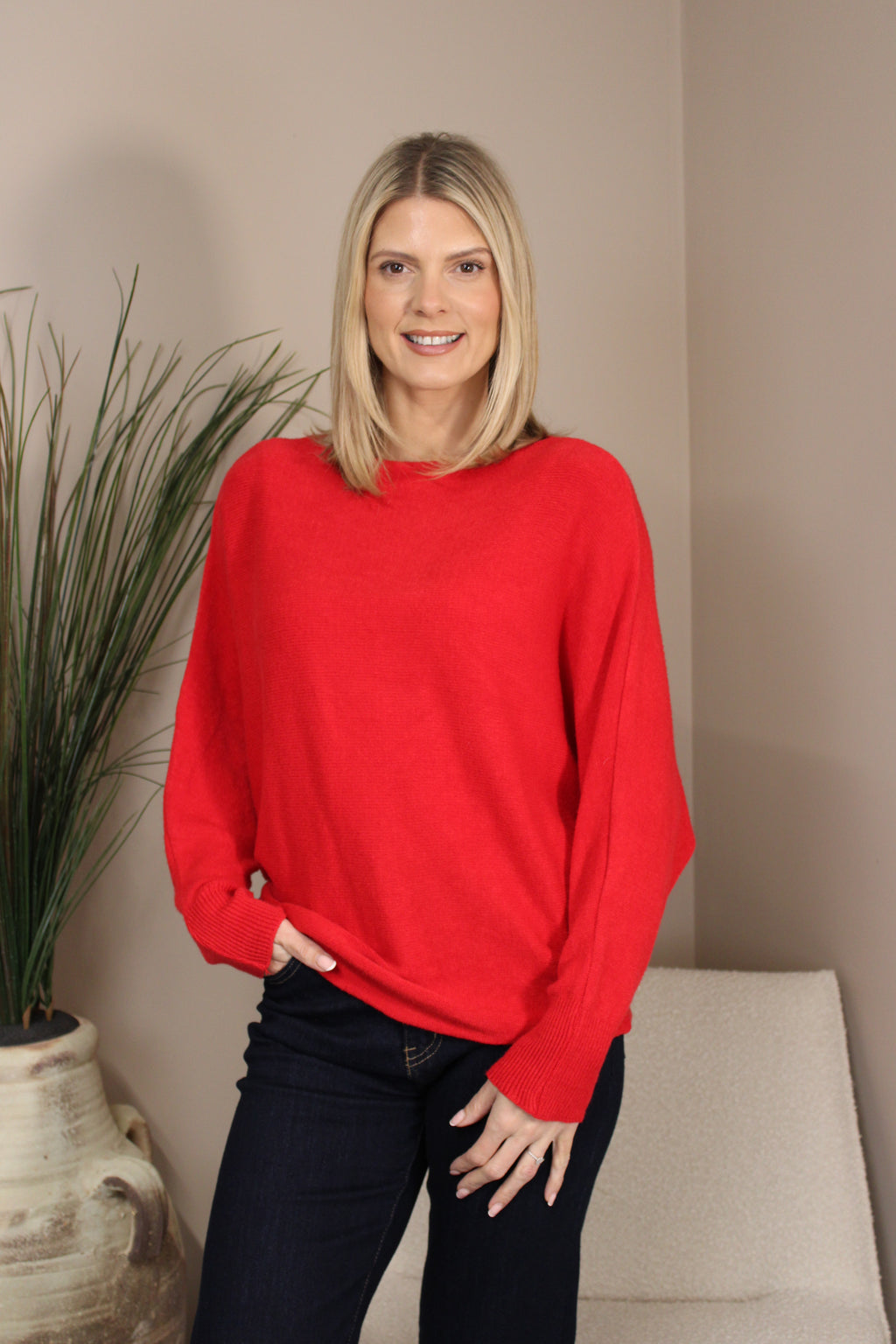 Oxford Batwing Knit