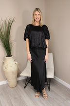 Vienna Silk Slip Skirt