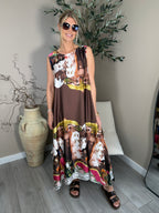 Amalfi Satin Dress
