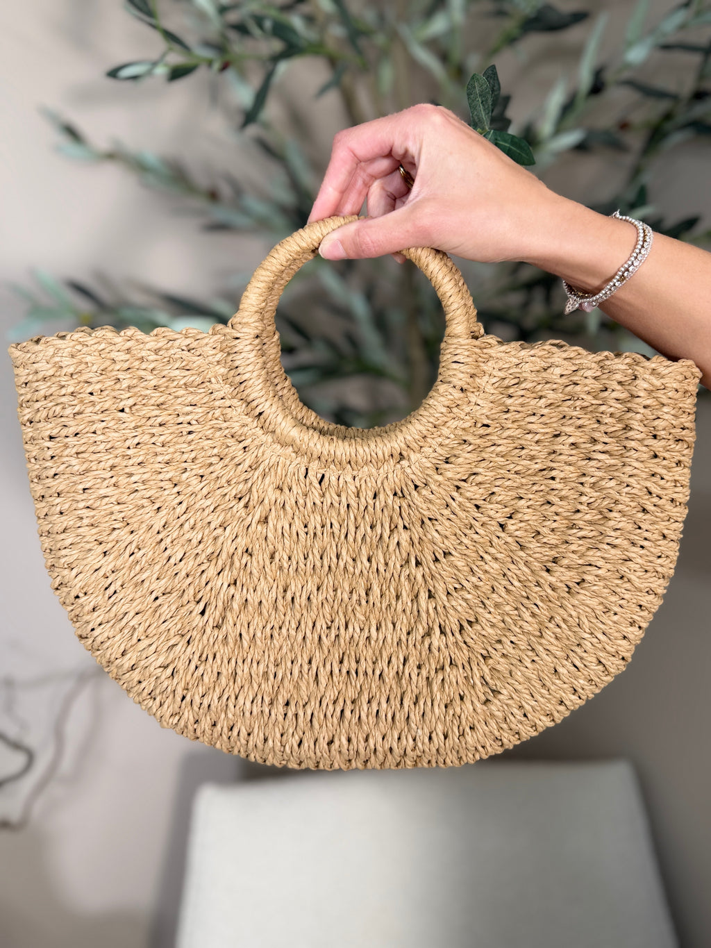 Amalfi Straw Bag