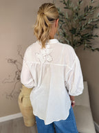 Harlow Sequin Embroidered Blouse
