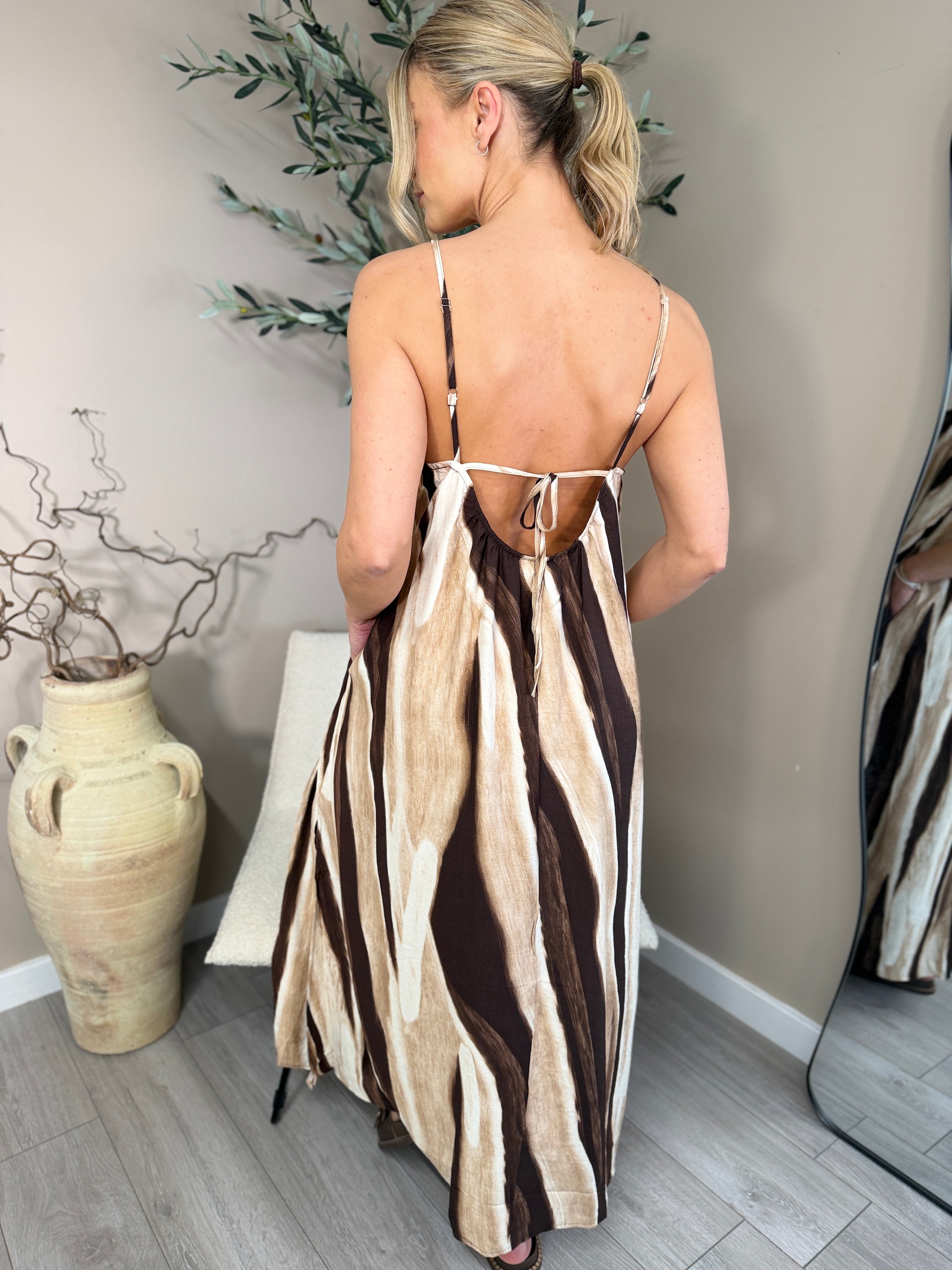 Rio Tie Back Maxi Dress