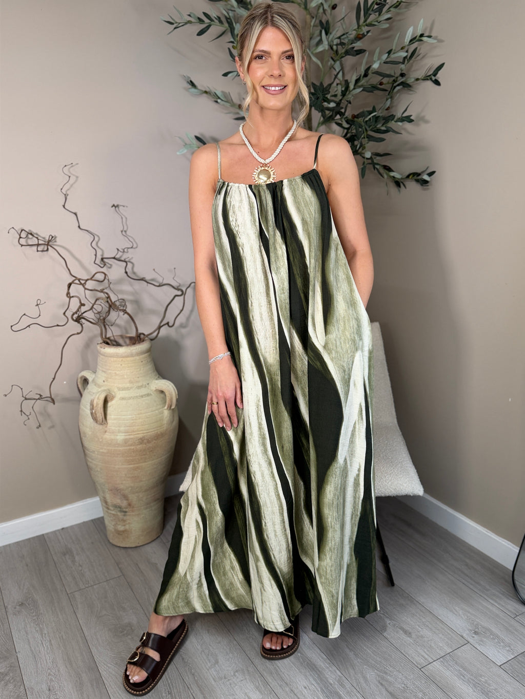 Rio Tie Back Maxi Dress