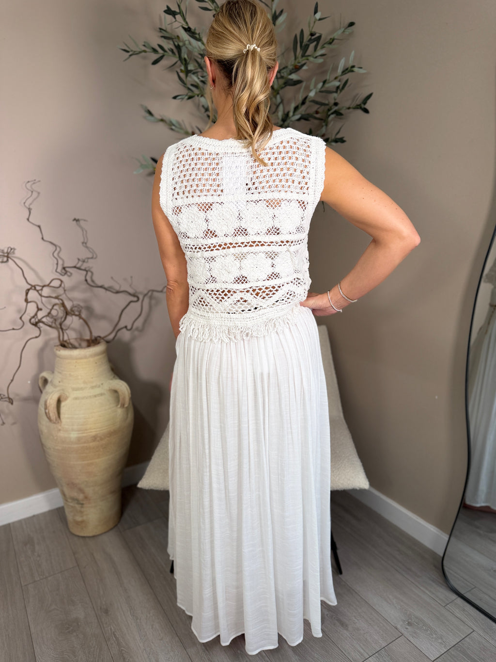 Kos Chain Belt Skirt