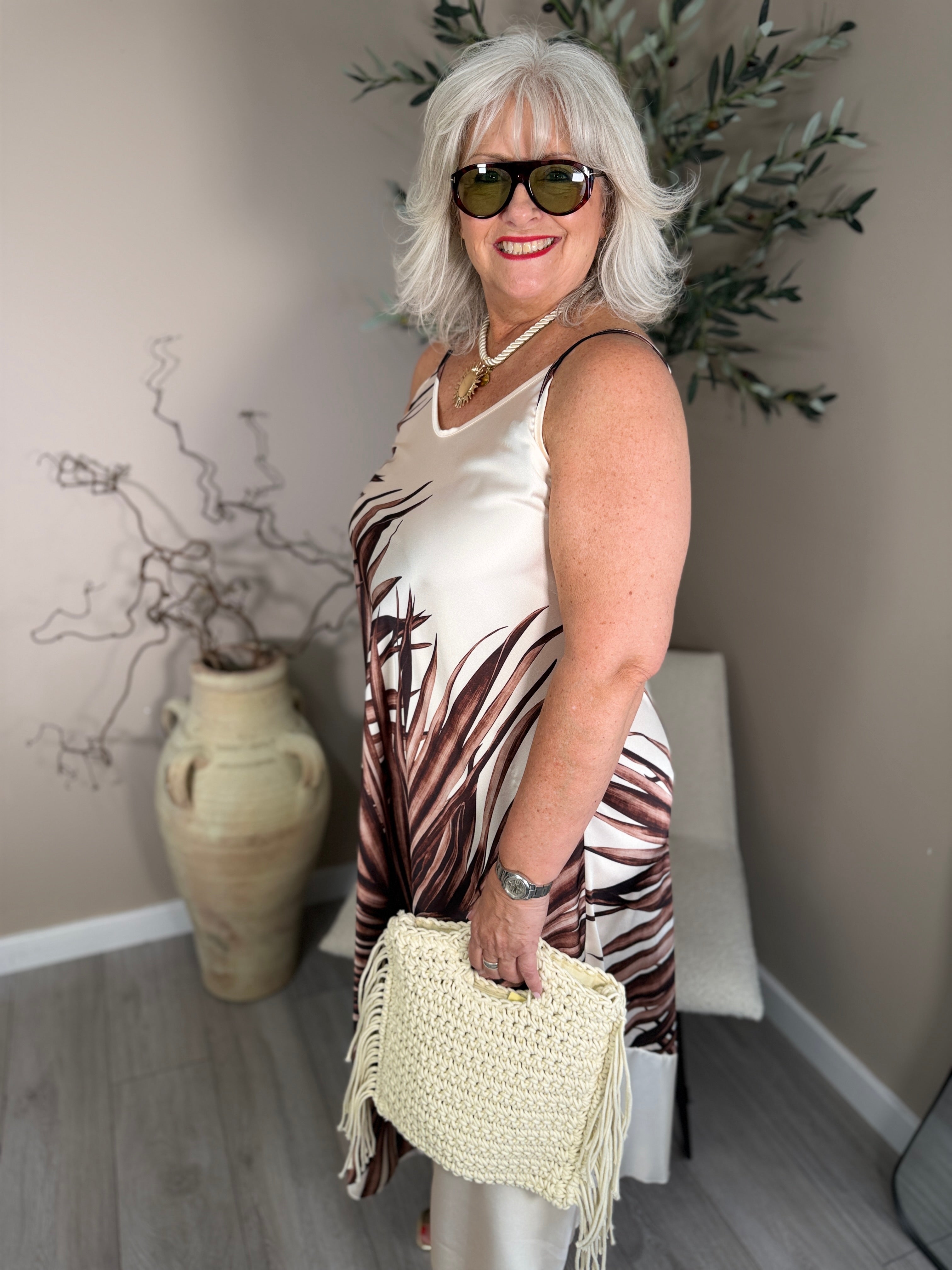 Ibiza Palm Sun Dress
