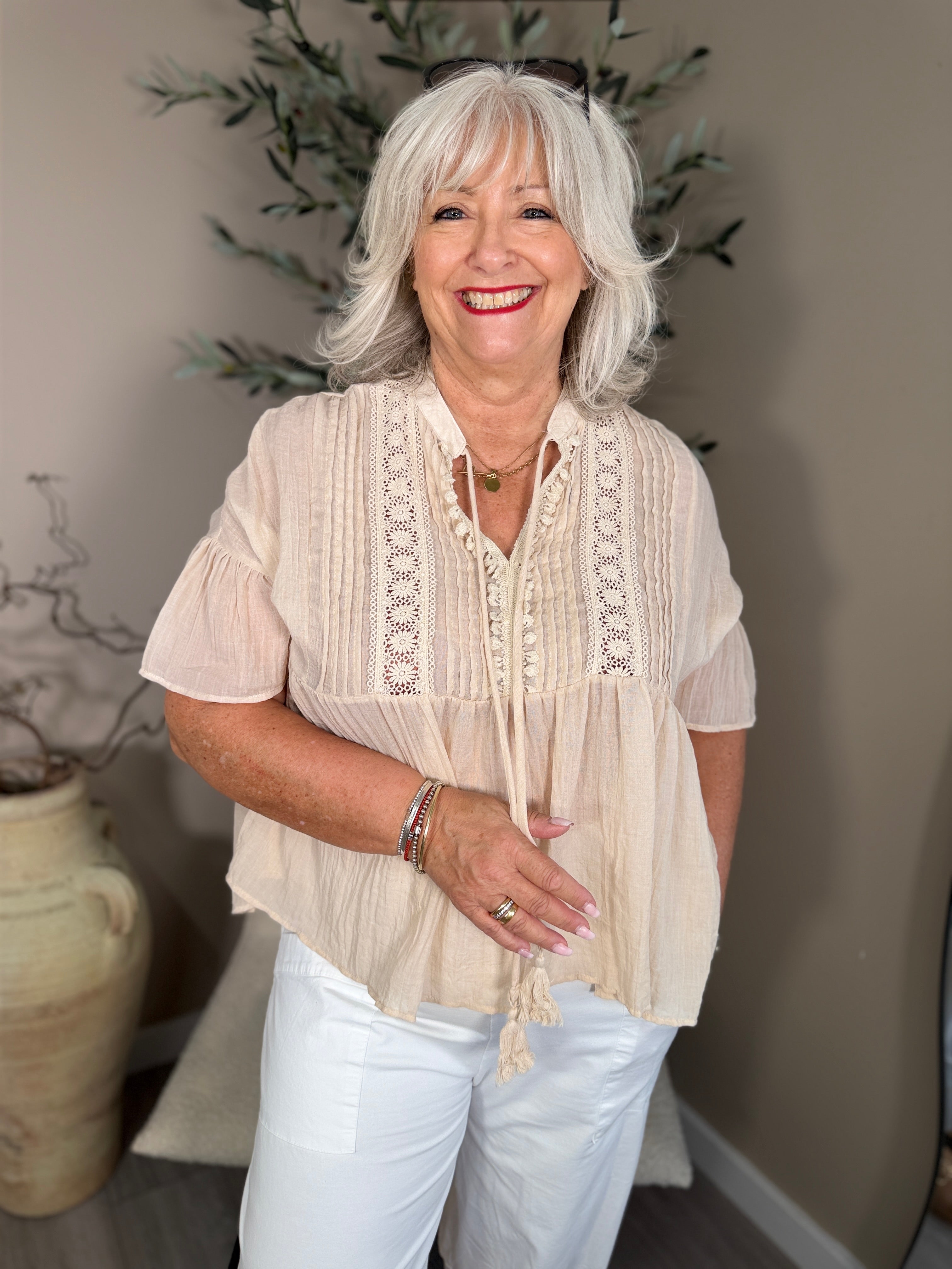 Zante Tiered Top