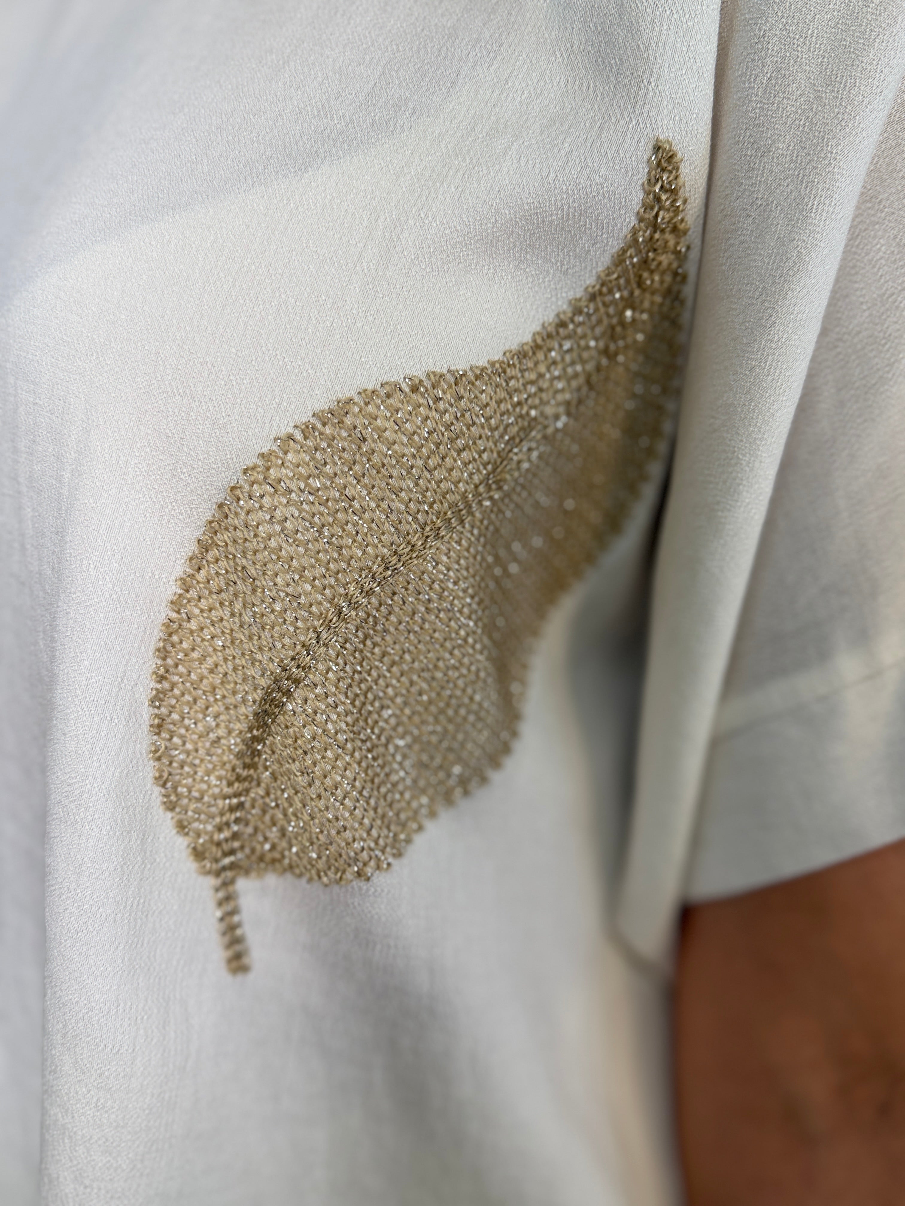 Harlow Gold Leaf Top