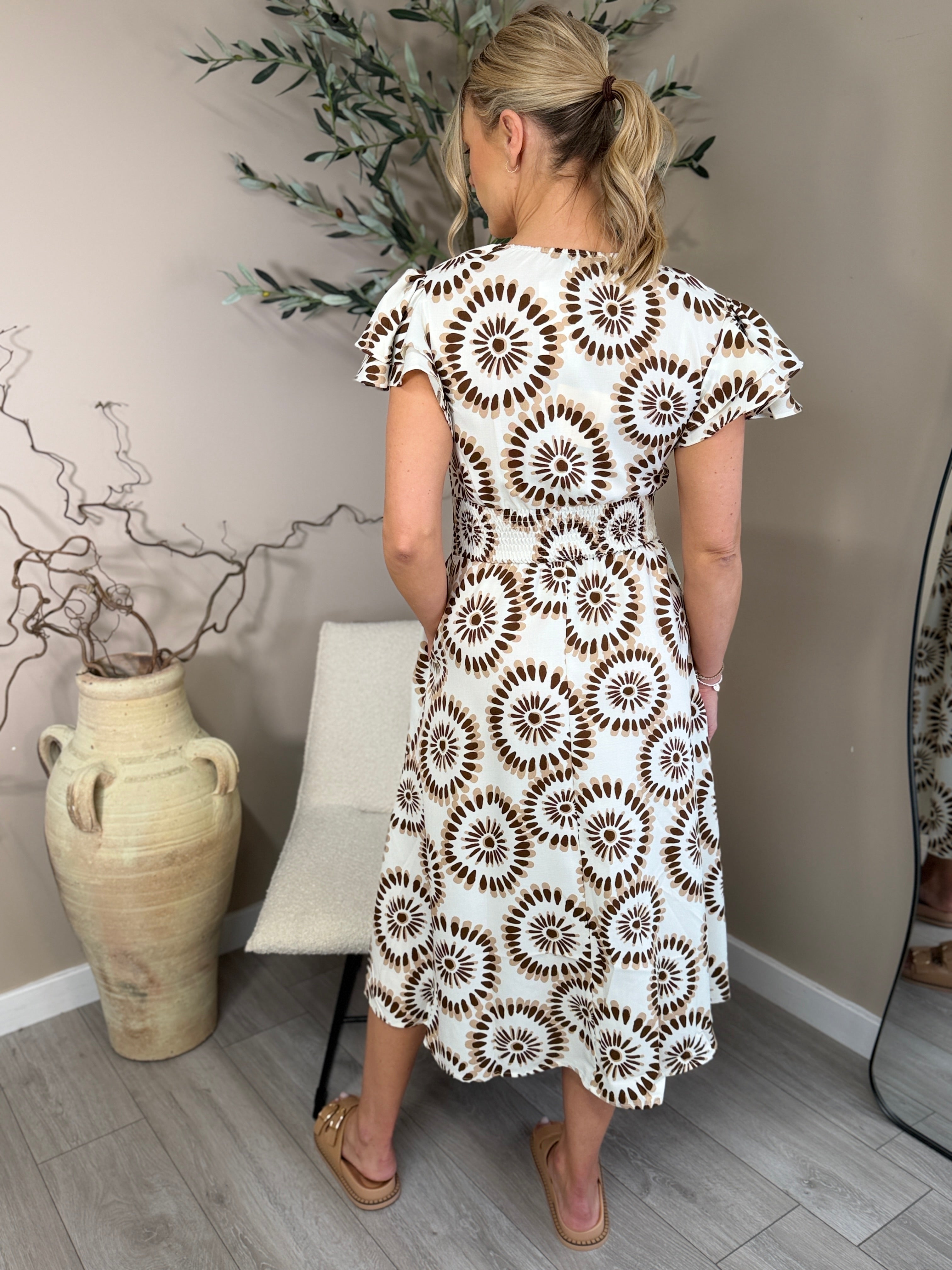 Sorrento V Neck Midi Dress