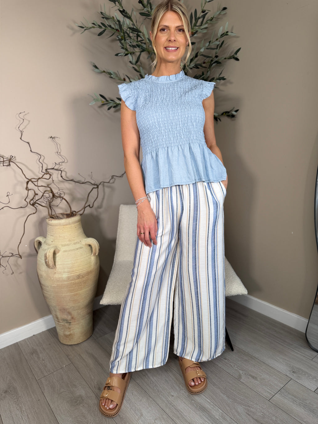 Corfu Stripe Trousers