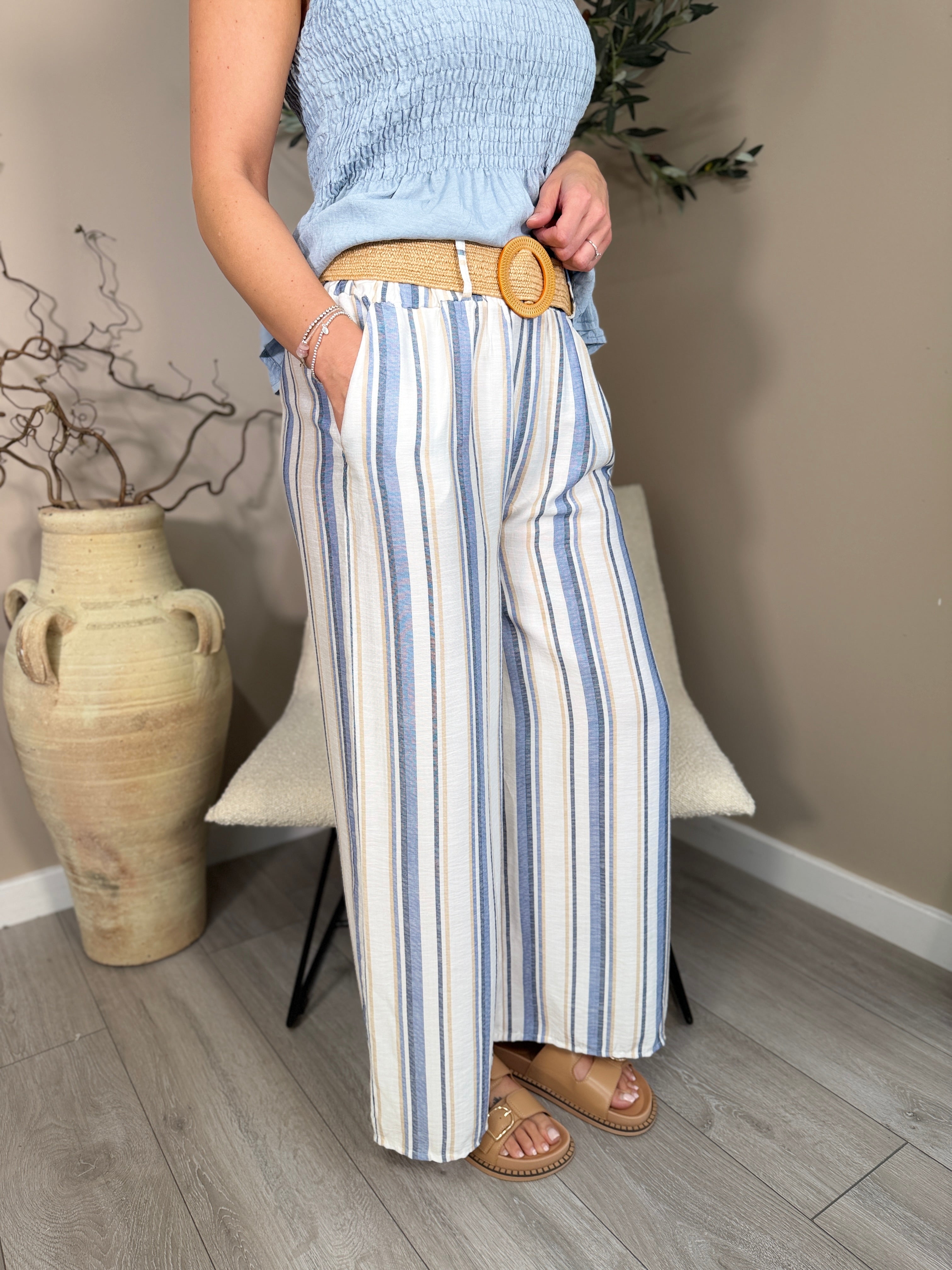 Corfu Stripe Trousers