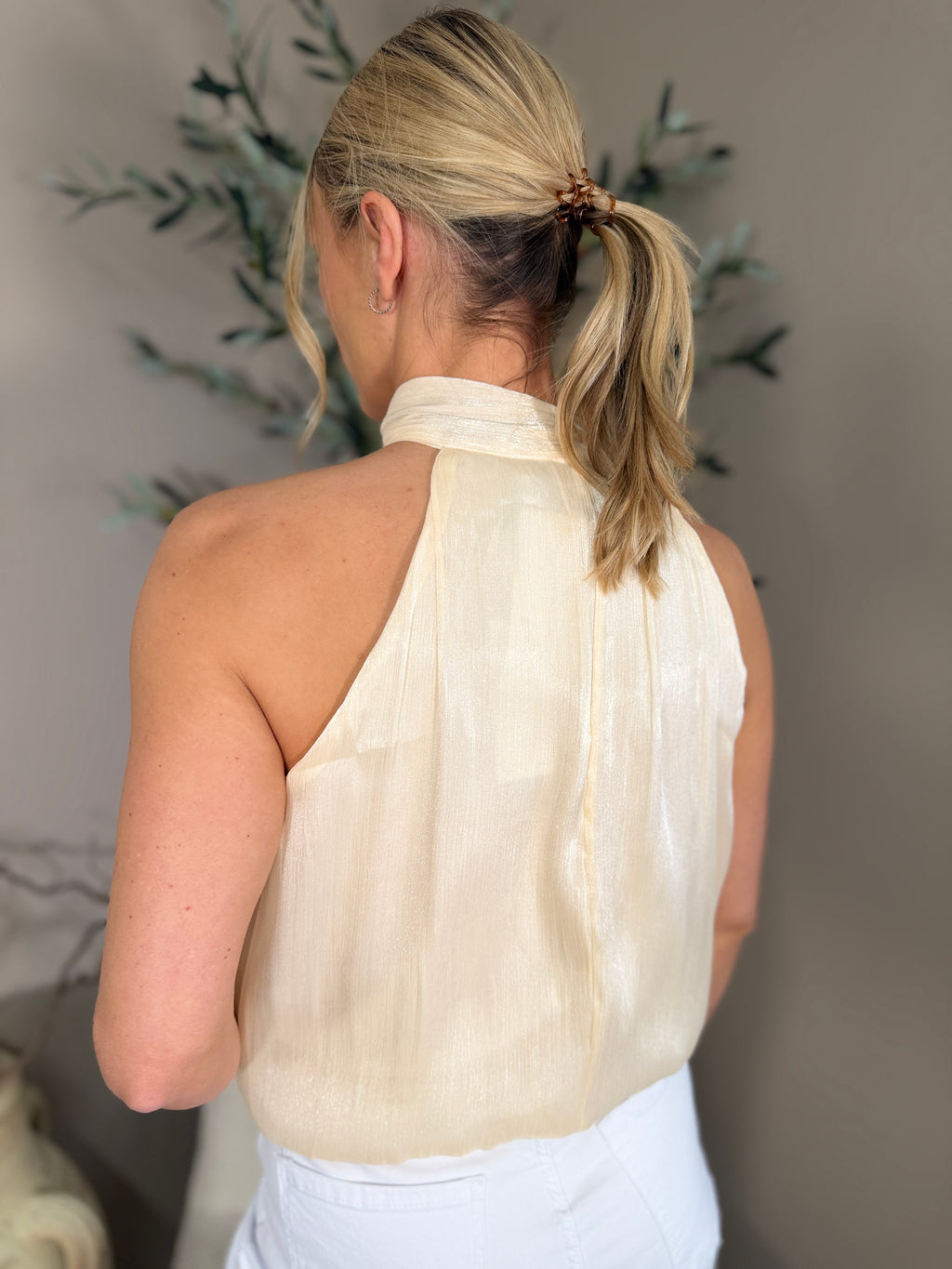 Paris Tie Neck Top