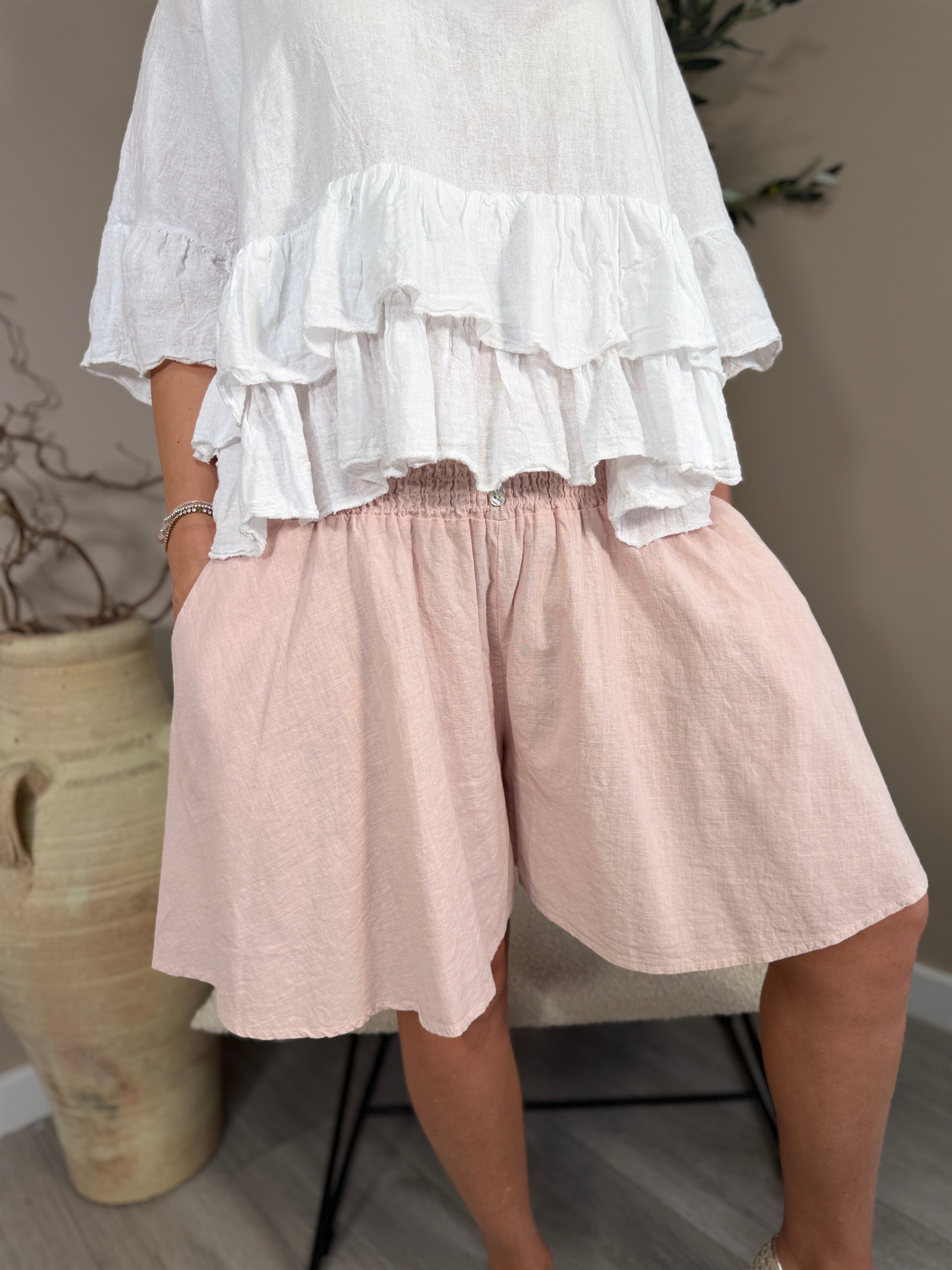 Roma Linen Skorts