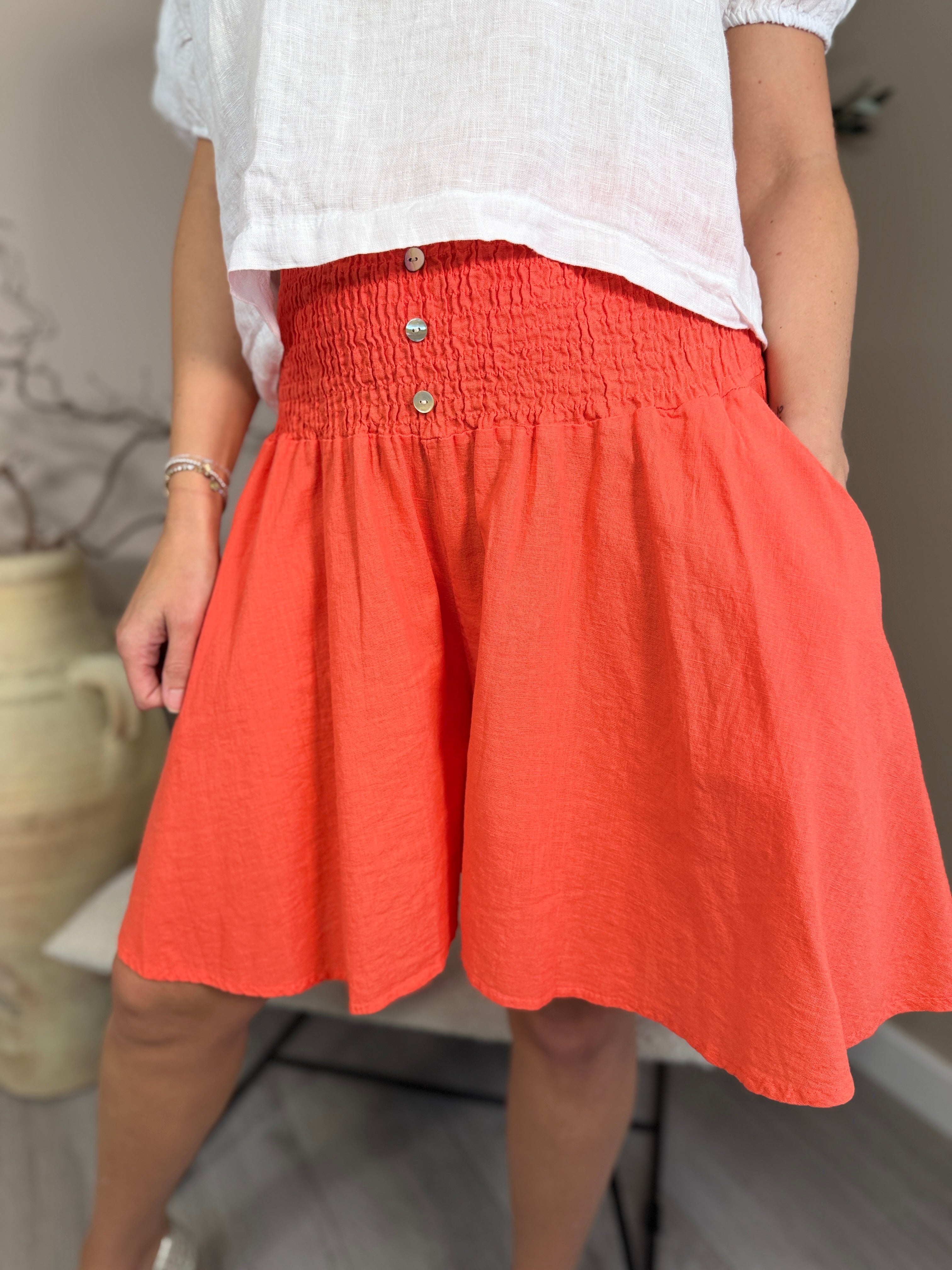 Roma Linen Skorts