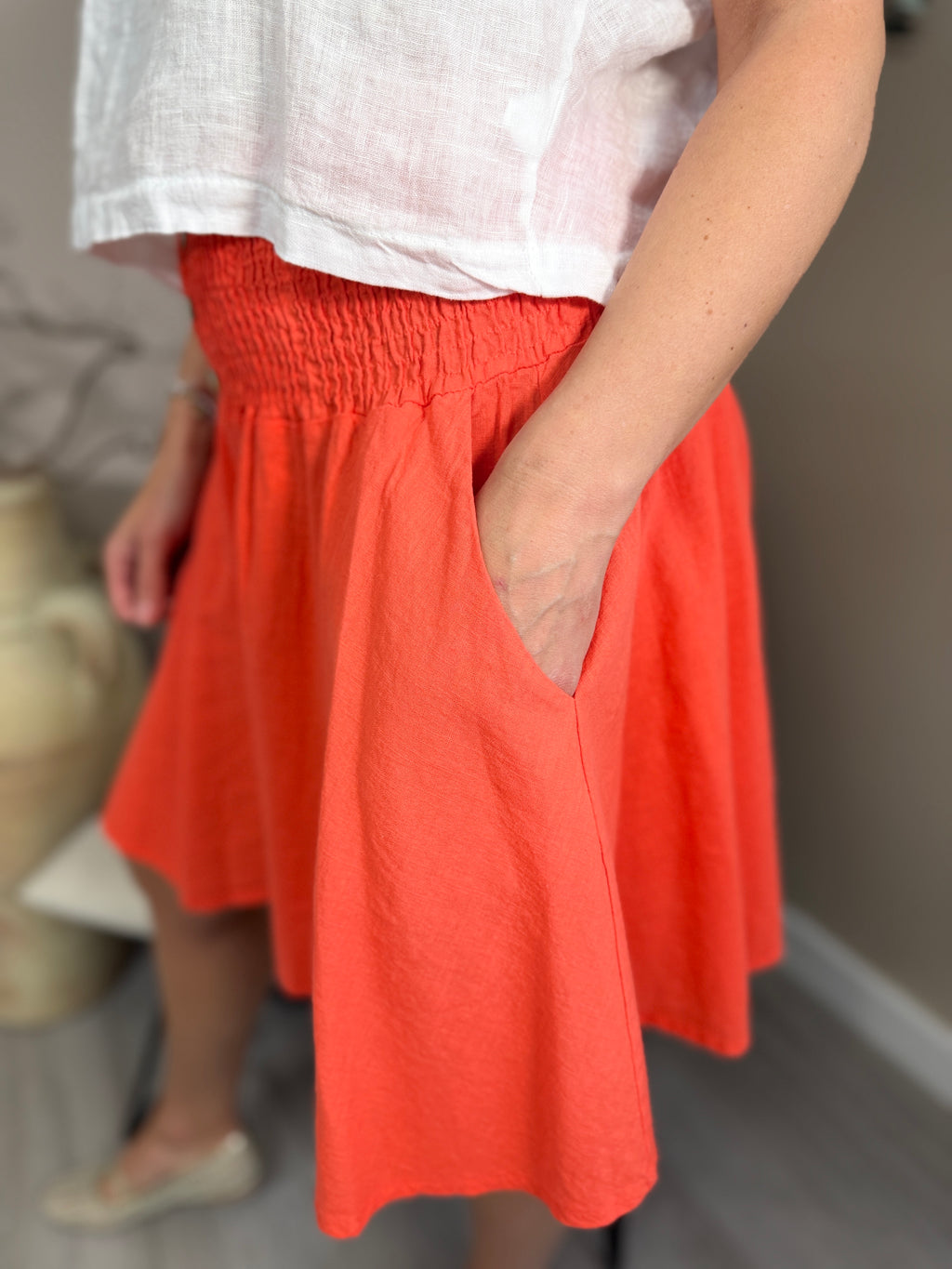 Roma Linen Skorts
