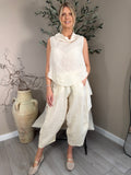Roma Linen Harem Pants