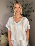 Morocco V Neck Top
