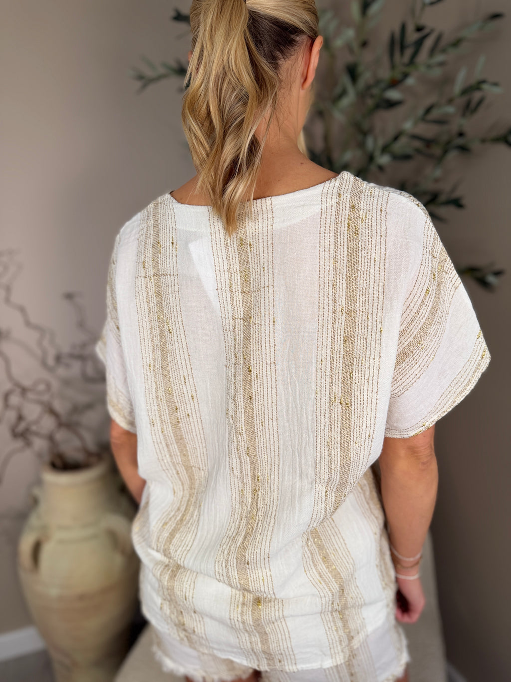 Morocco V Neck Top