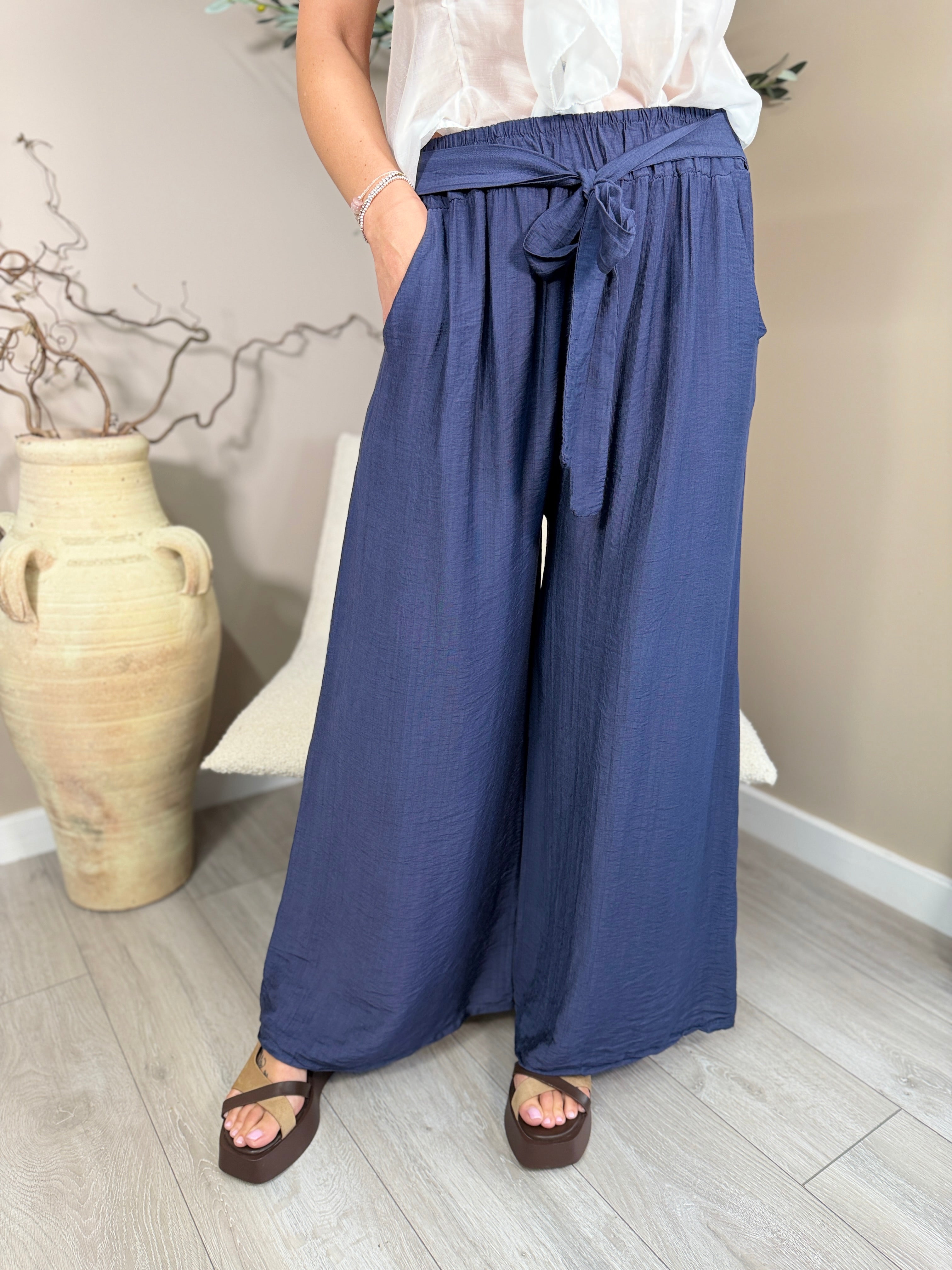Lisbon Tie Front Trousers
