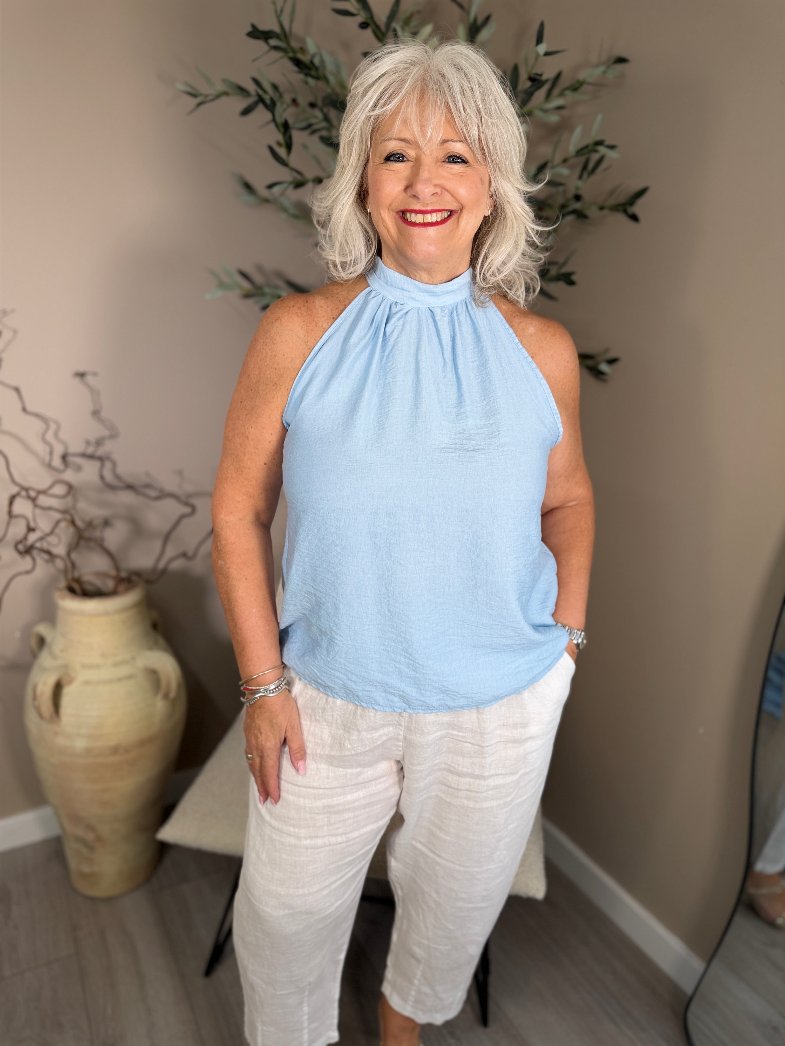 Lisbon Halterneck Top