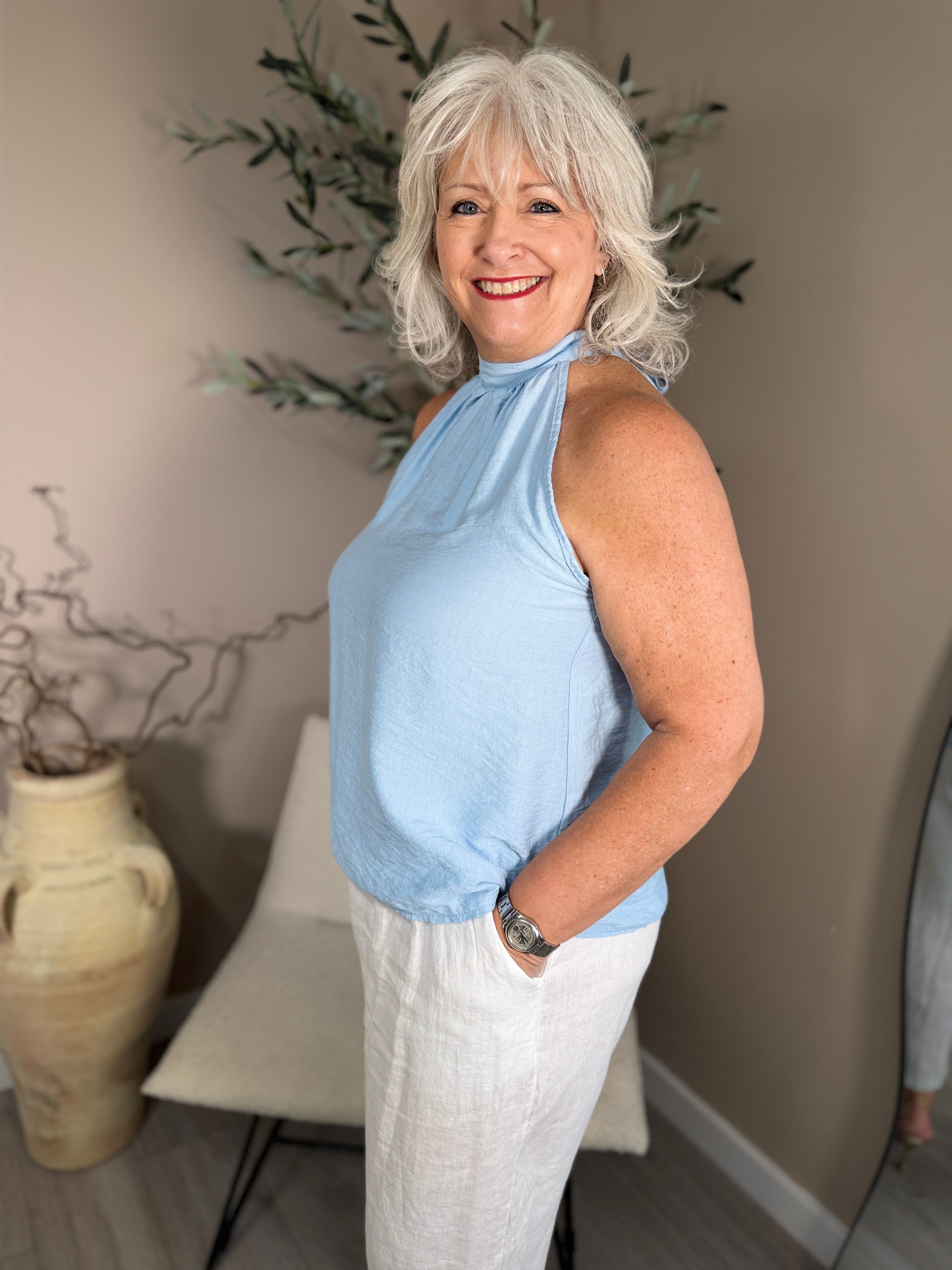 Lisbon Halterneck Top