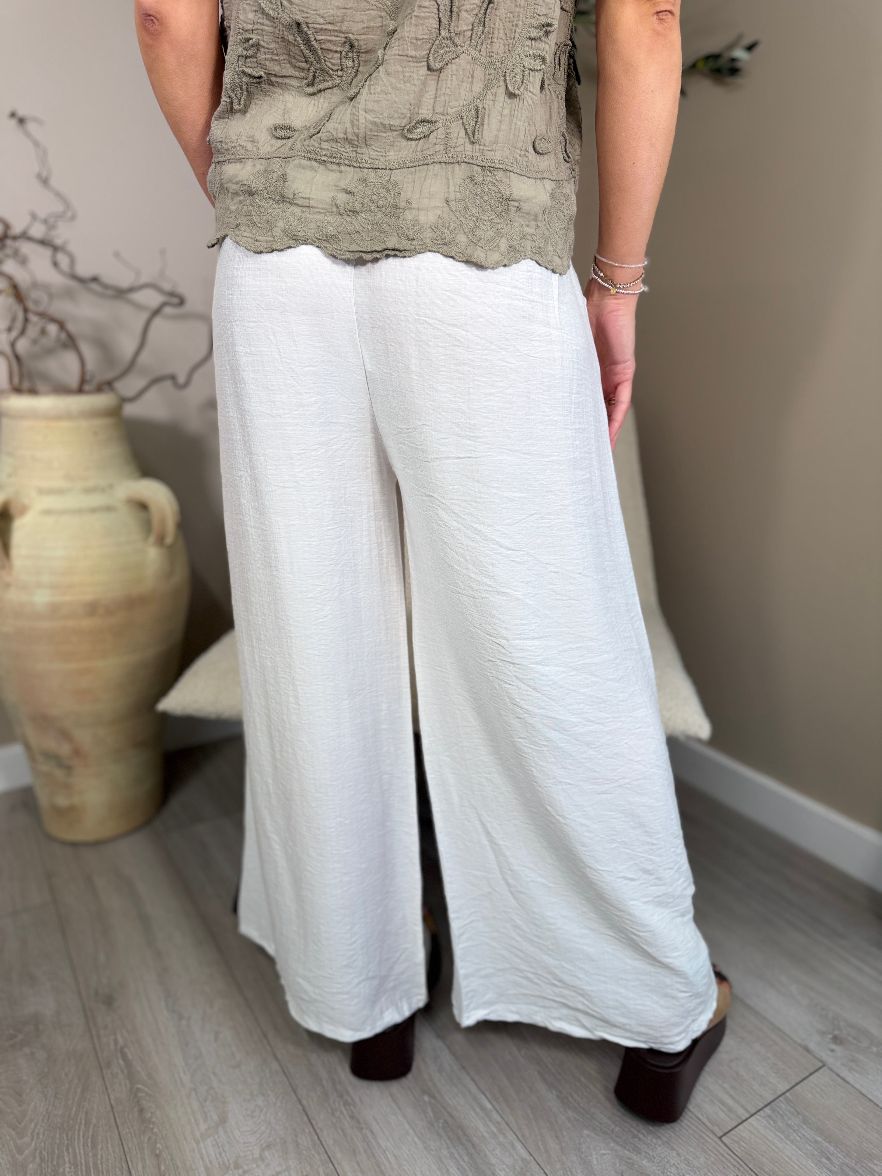Lisbon Tie Front Trousers