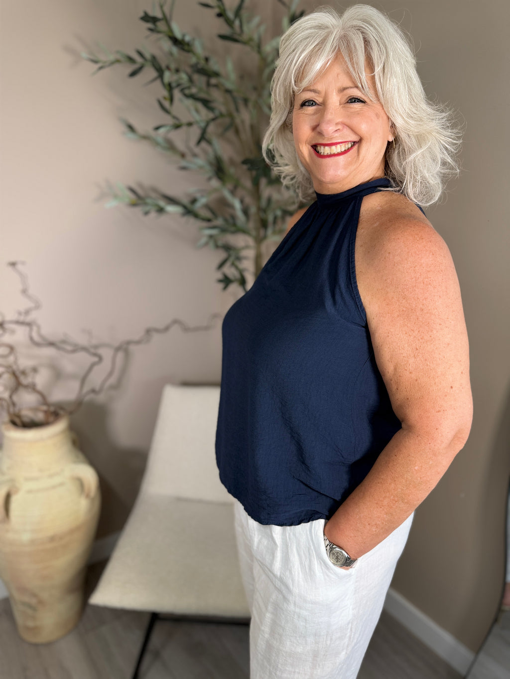 Lisbon Halterneck Top