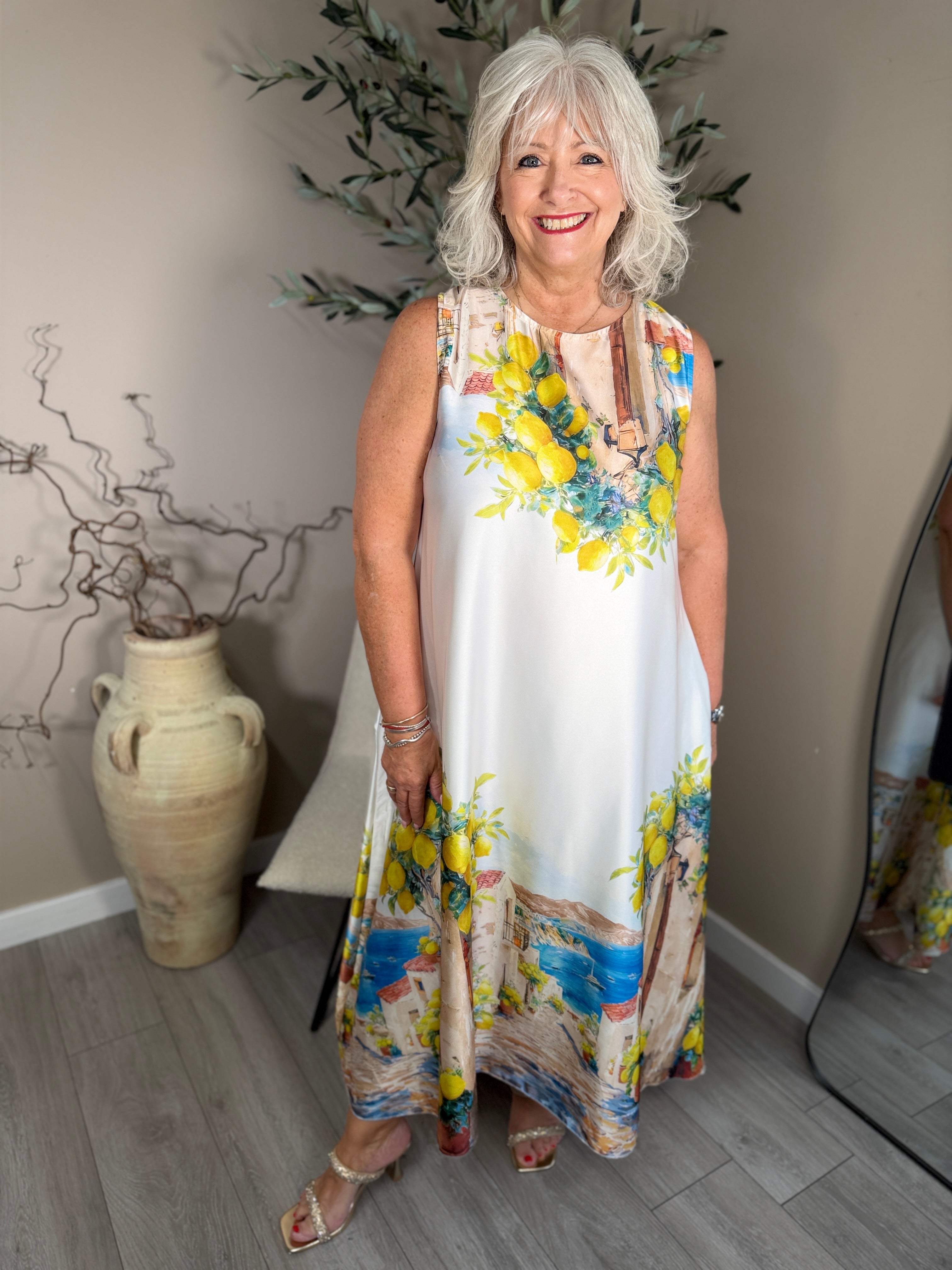 Sorrento Satin Dress