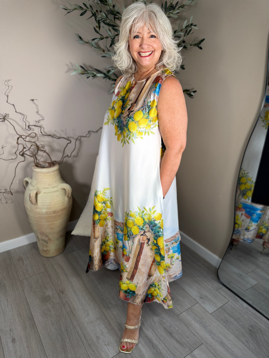Sorrento Satin Dress