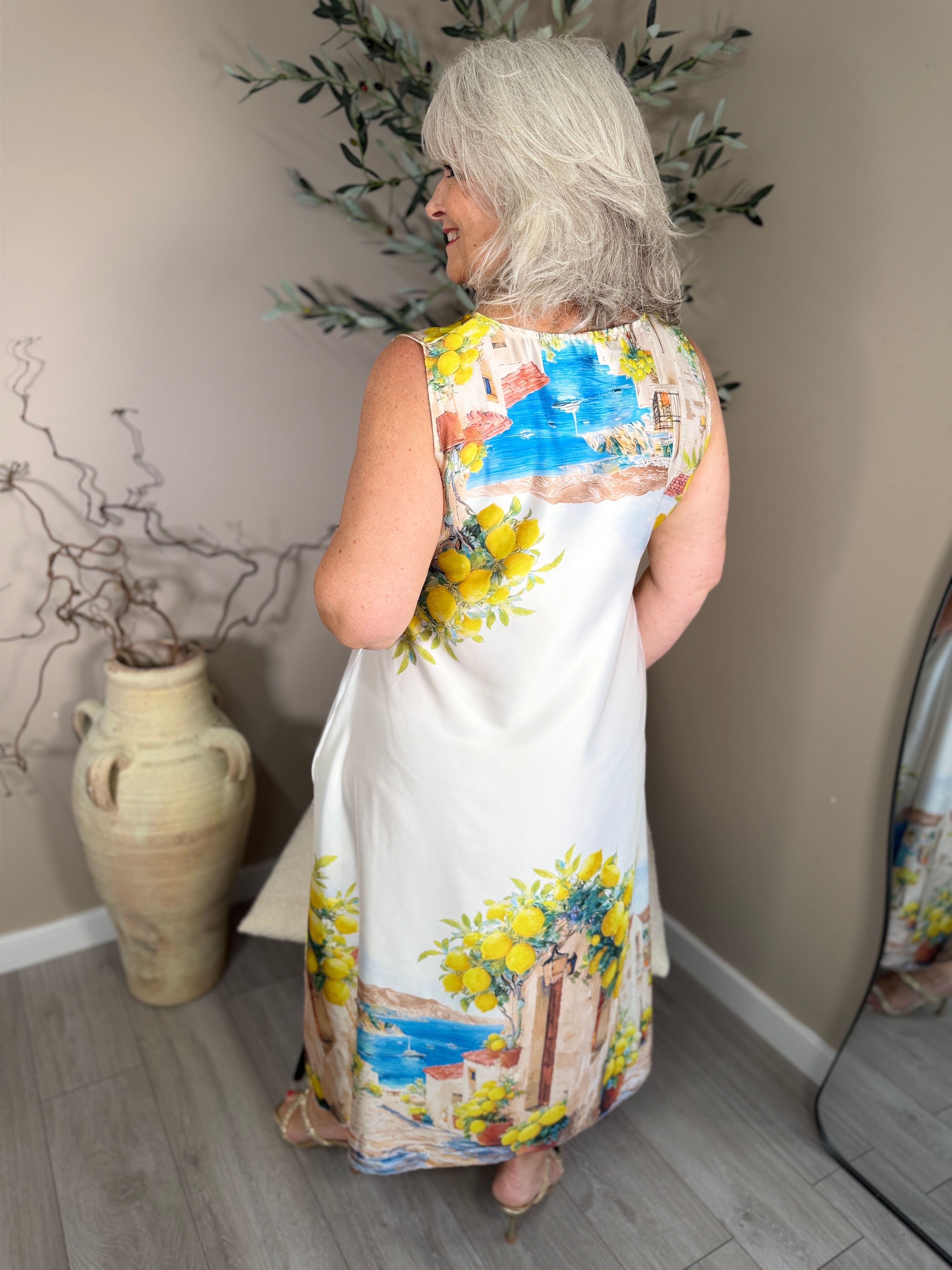 Sorrento Satin Dress