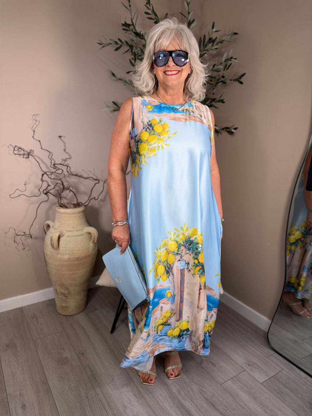 Sorrento Satin Dress