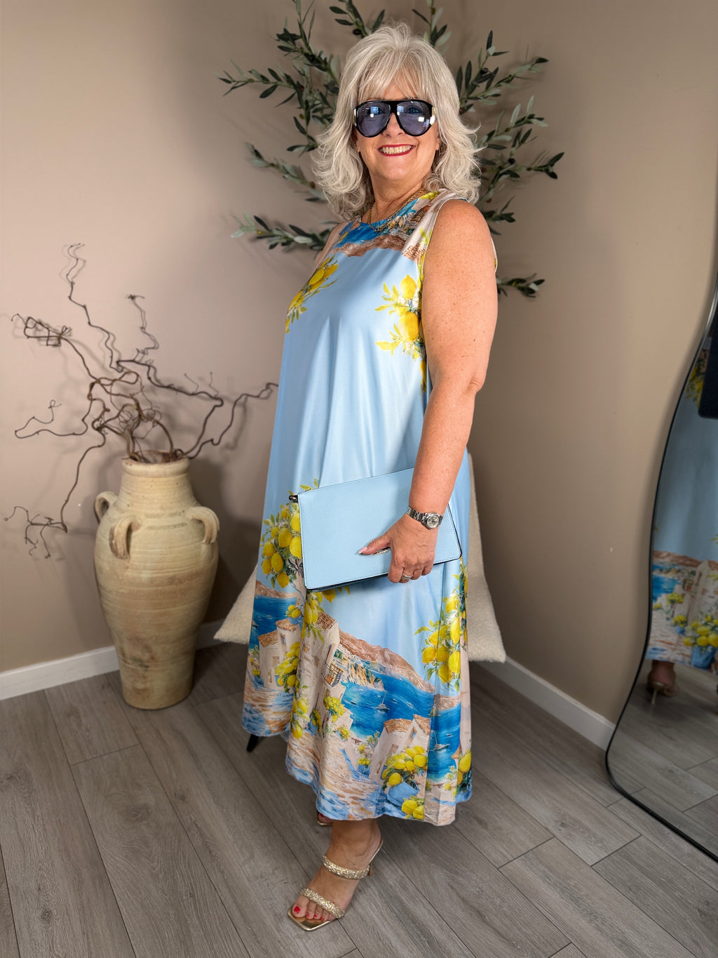 Sorrento Satin Dress