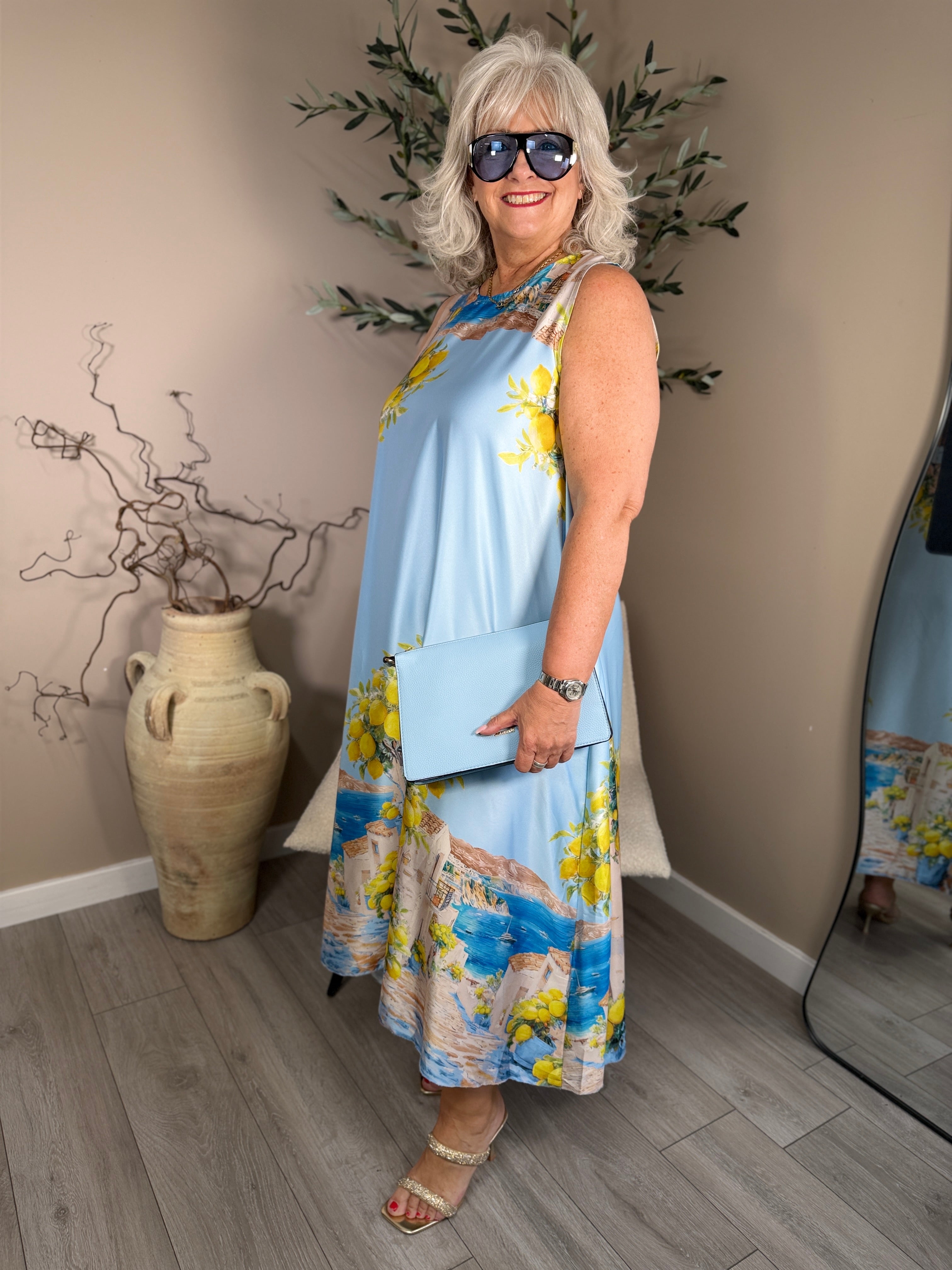 Sorrento Satin Dress