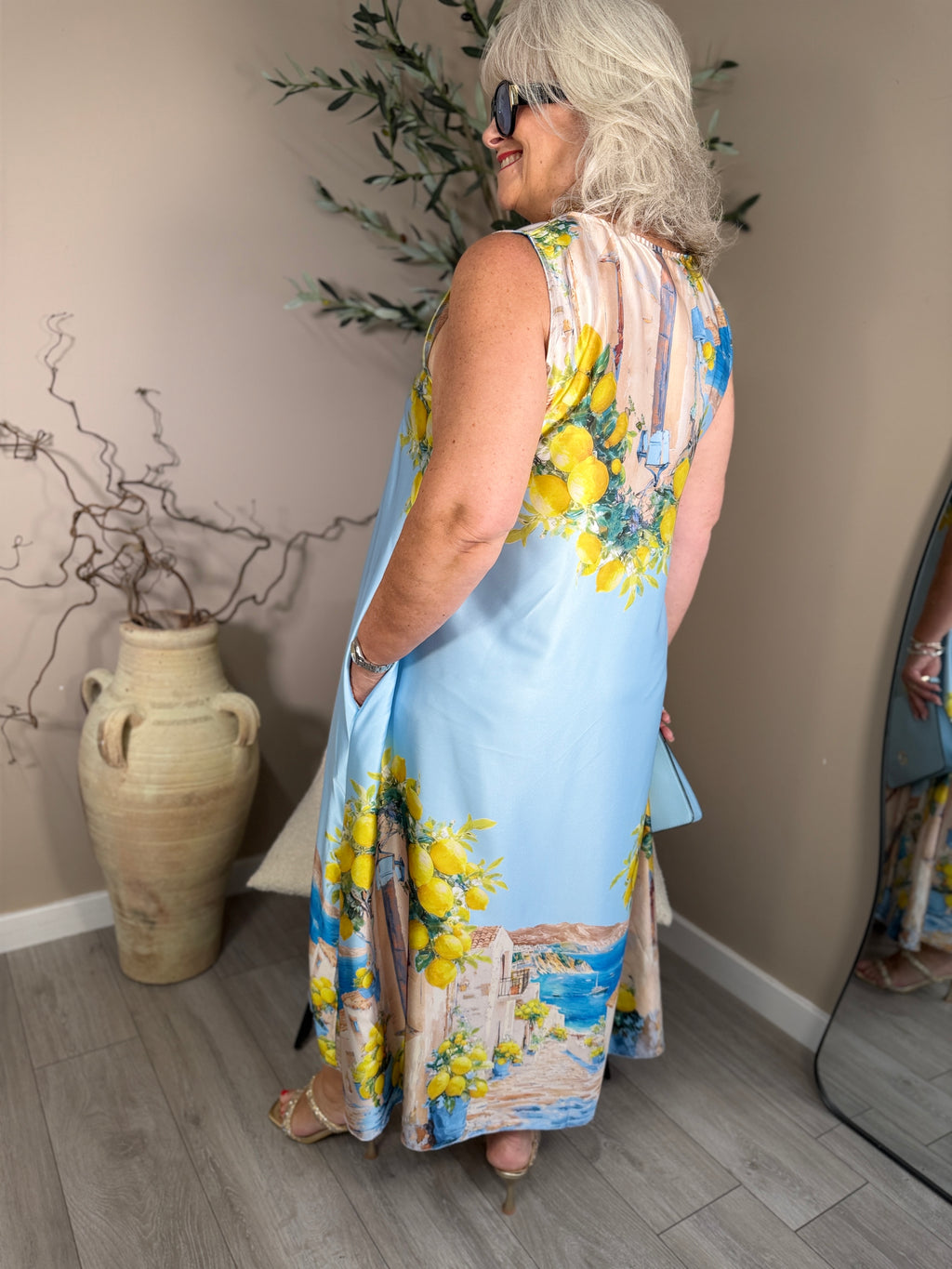 Sorrento Satin Dress