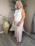 Ditzy Shirred Trousers