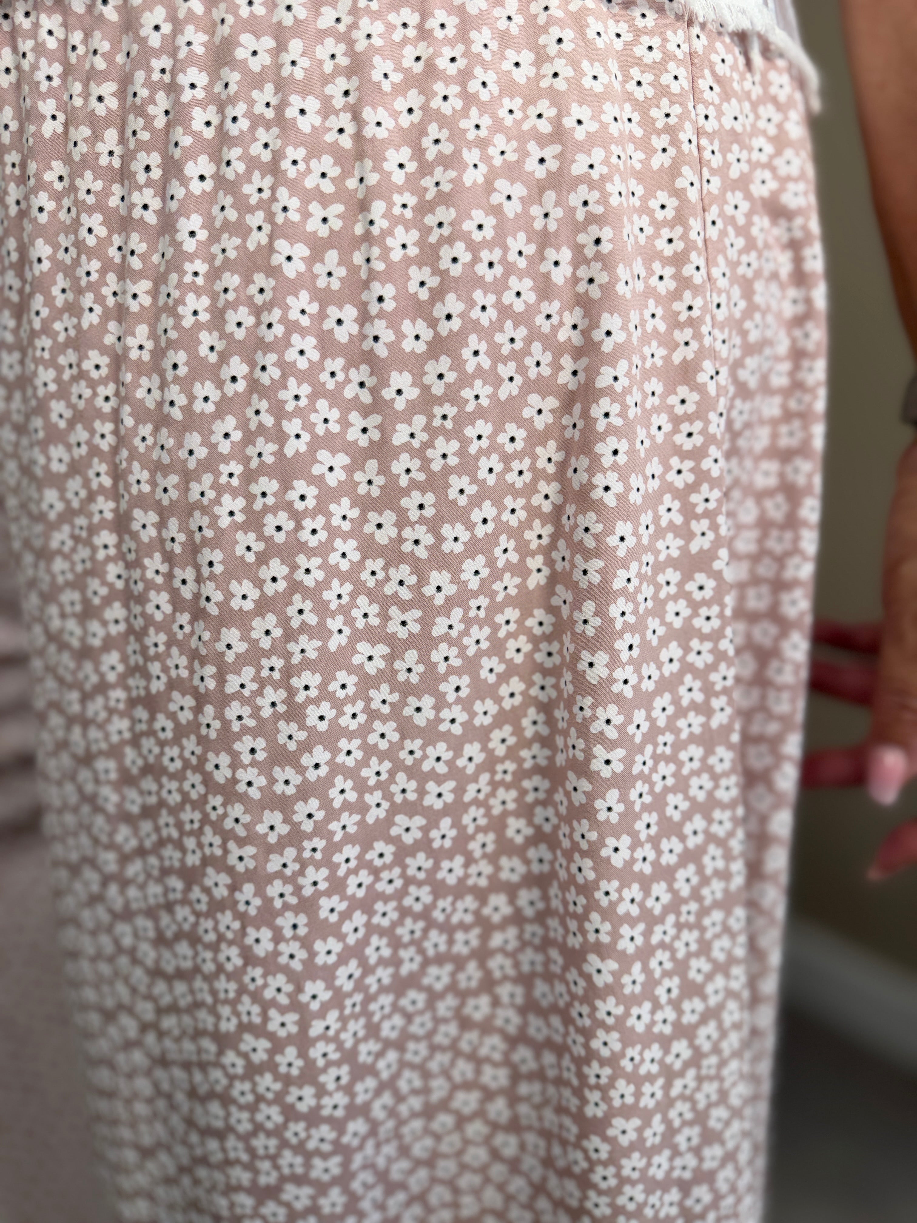 Ditzy Shirred Trousers