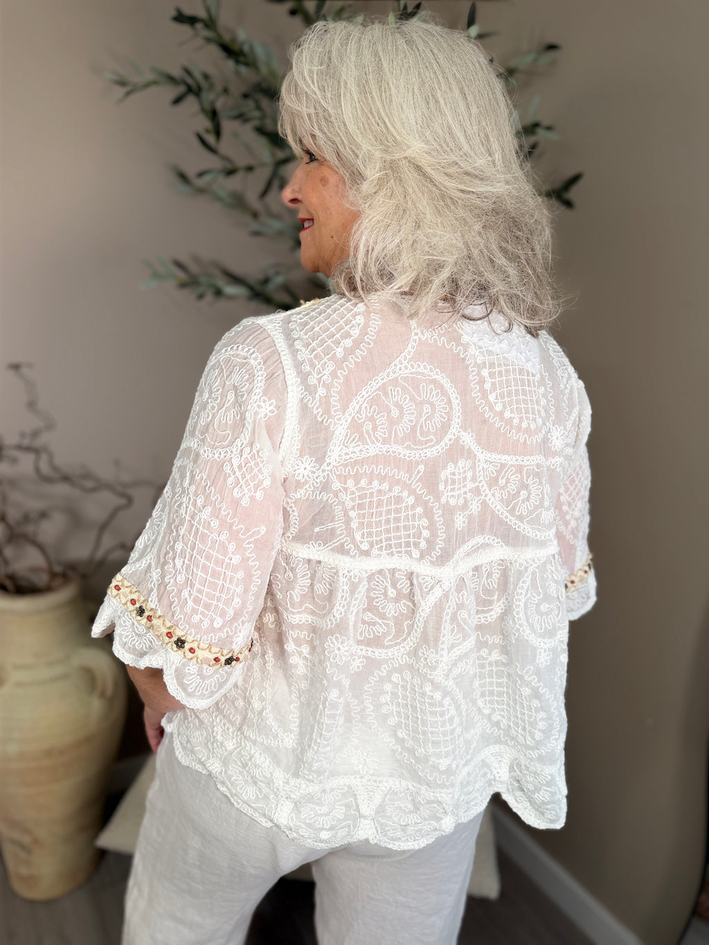 Zante Embroidered Blouse