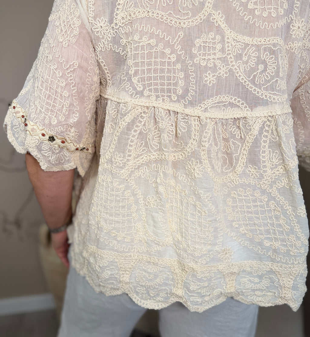 Zante Embroidered Blouse