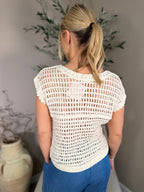 Corfu Crochet Sleeveless Cardi