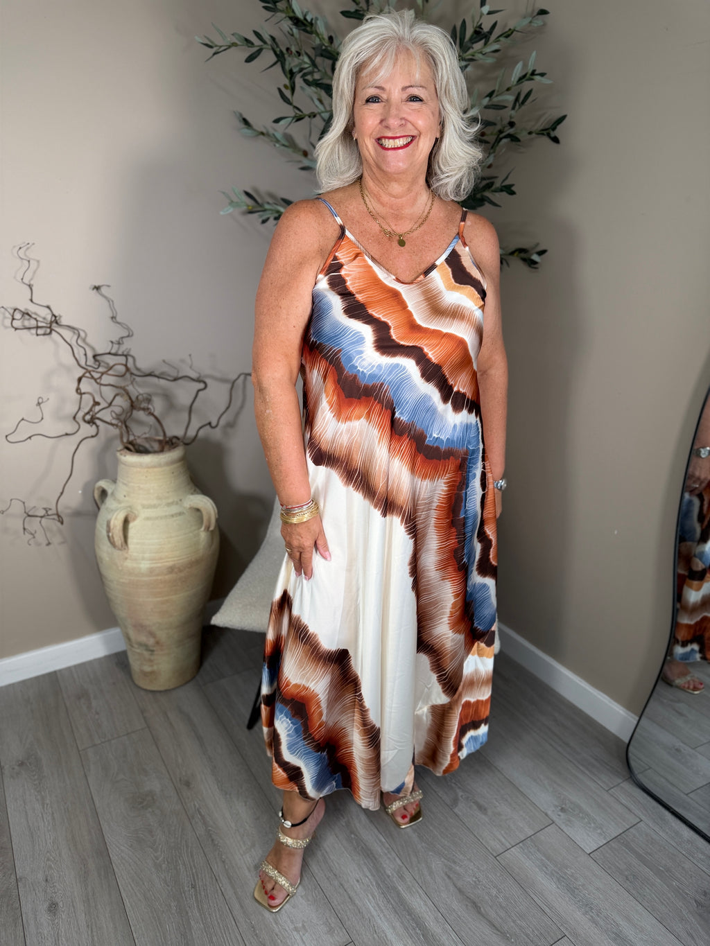 Antibes Satin Dress