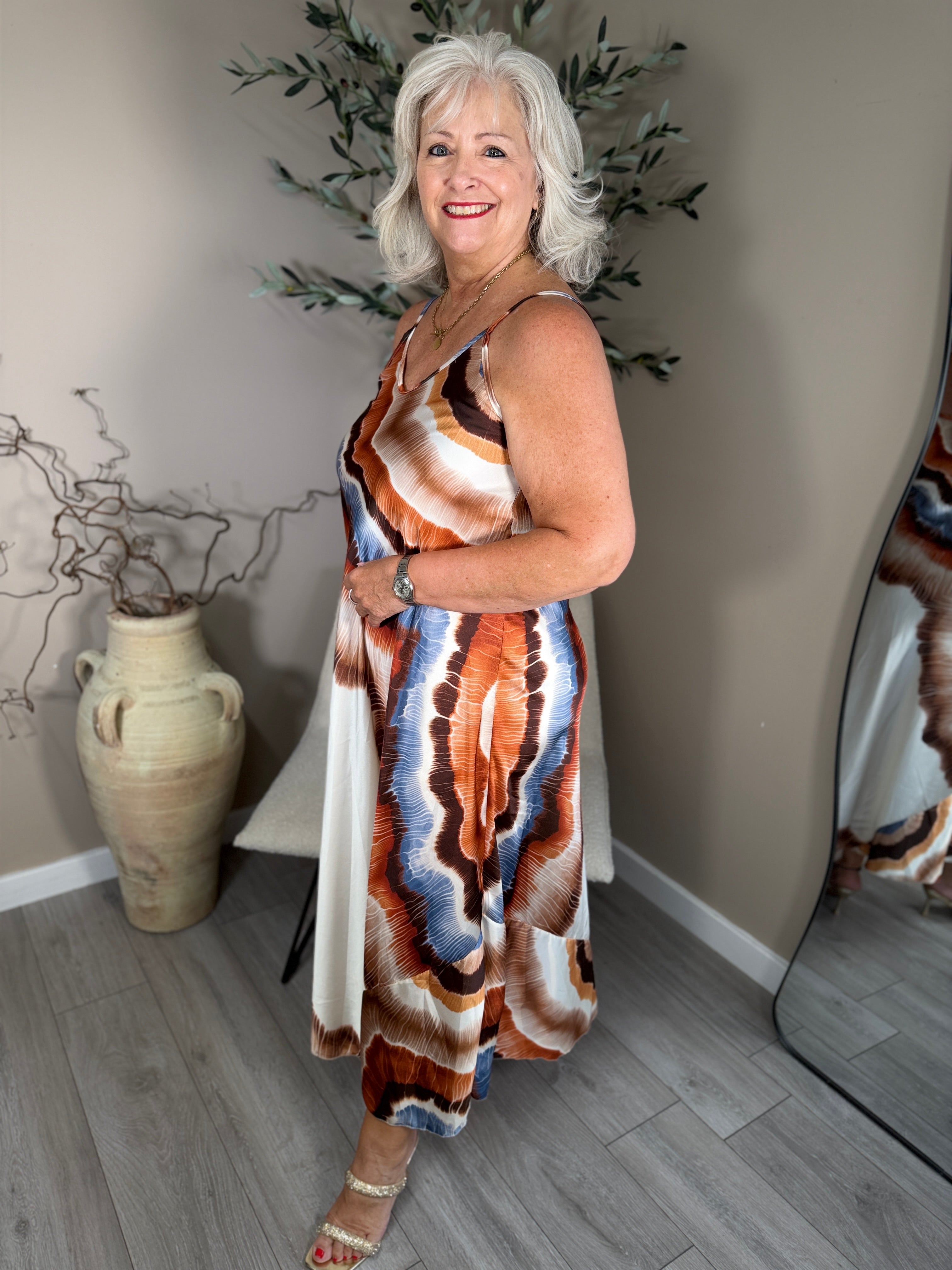 Antibes Satin Dress