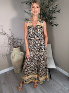 Namibia Animal Print Dress