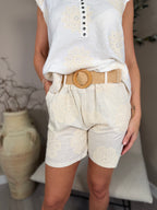 Malta Embroidered Shorts