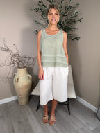 Palma Button Bermuda Shorts