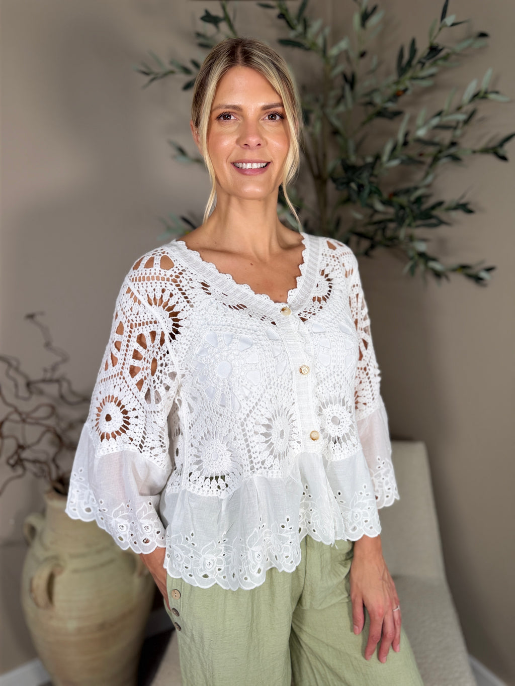 Crete Crochet Jacket