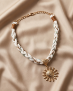 Ra Sun Plait Necklace