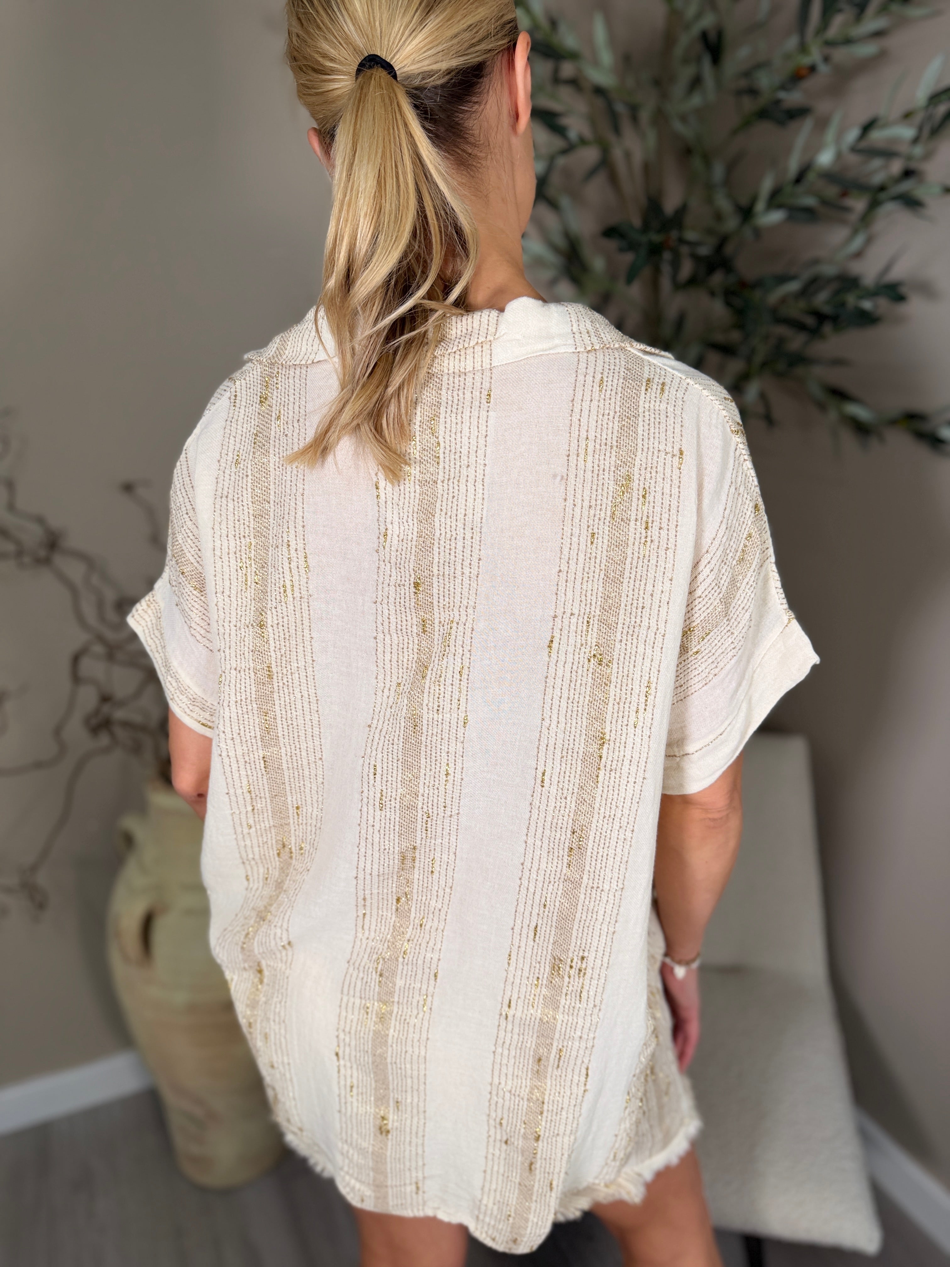 Morocco Collared Top
